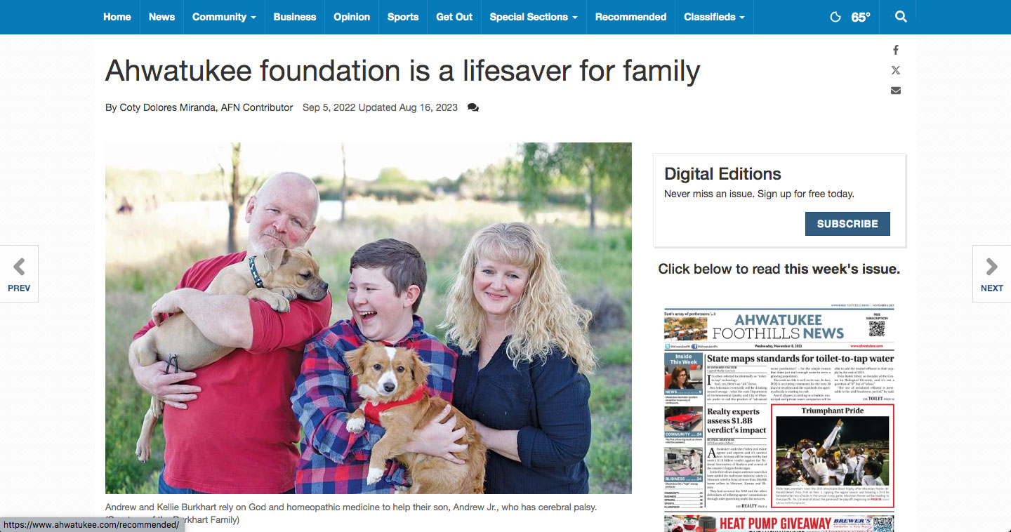 Ahwatukee foundation is a lifesaver for family