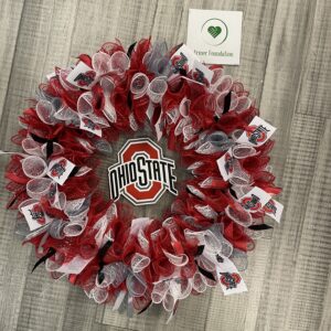 Ohio State Wreath