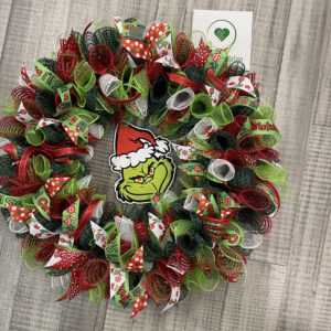 Grinch Christmas Wreath