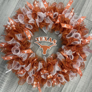 Texas Longhorn Wreath