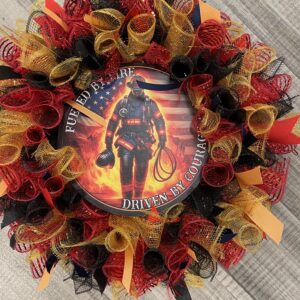 Fueled By Fire Wreath