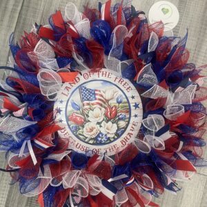 Land of the Free Wreath