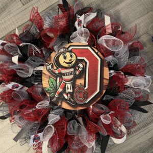 OSU Buckeyes Wreath