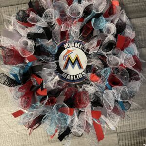 Miami Marlins Wreath